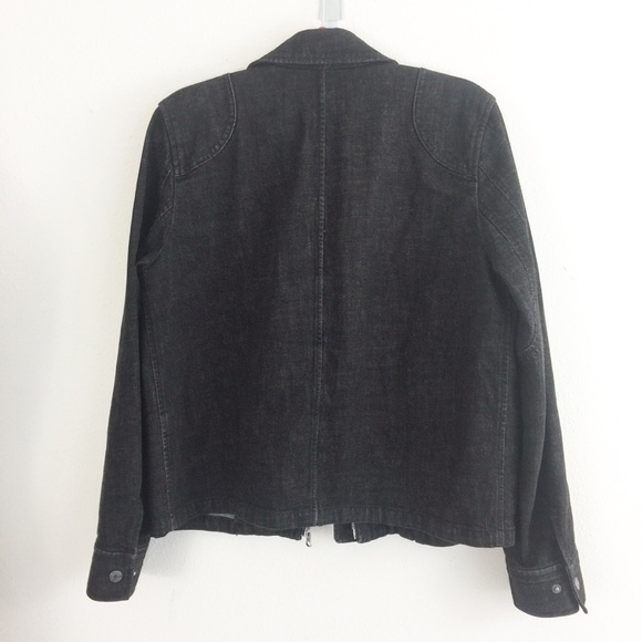 Ralph Lauren Black Denim Jean Jacket - Picture 7 of 8